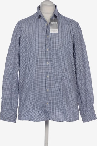 MONTEGO Button Up Shirt in XL in Blue: front