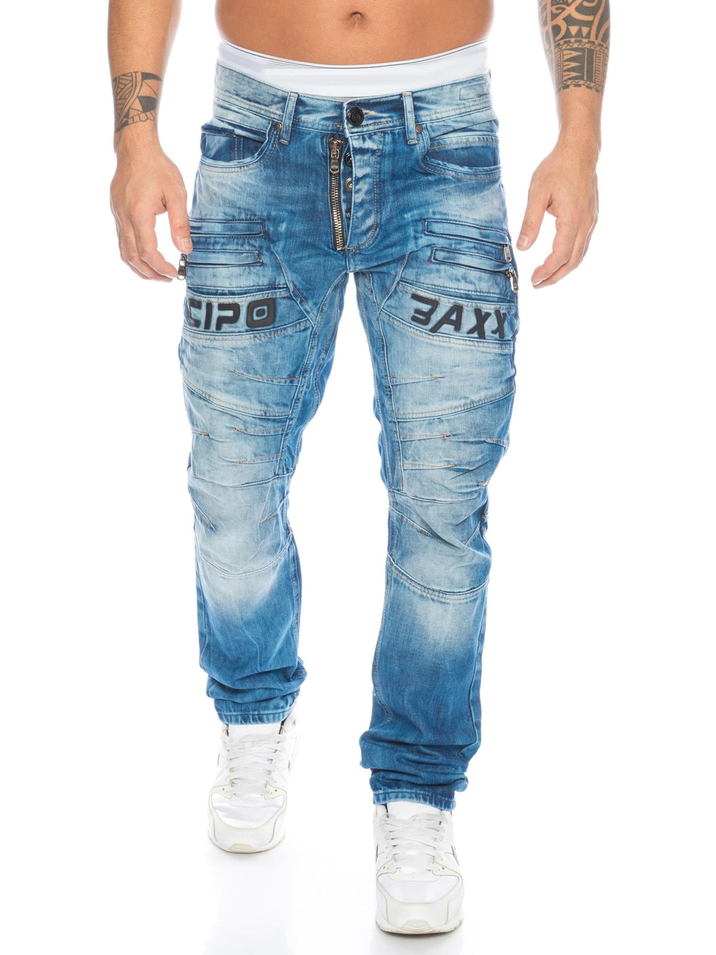 CIPO & BAXX Regular Jeans 'BJ491' in Blue: front