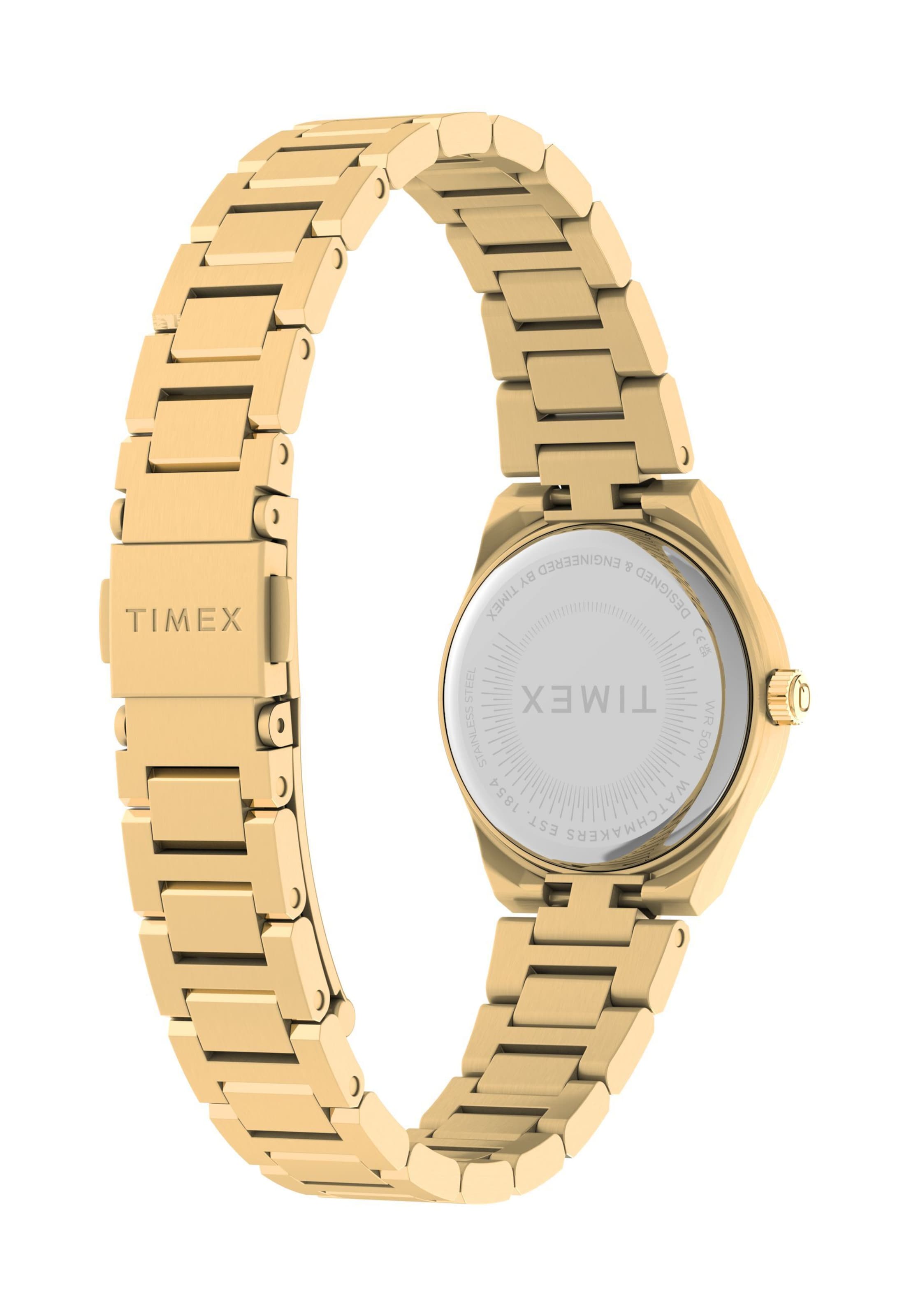 TIMEX Analoog horloge 'Continental' in Goud