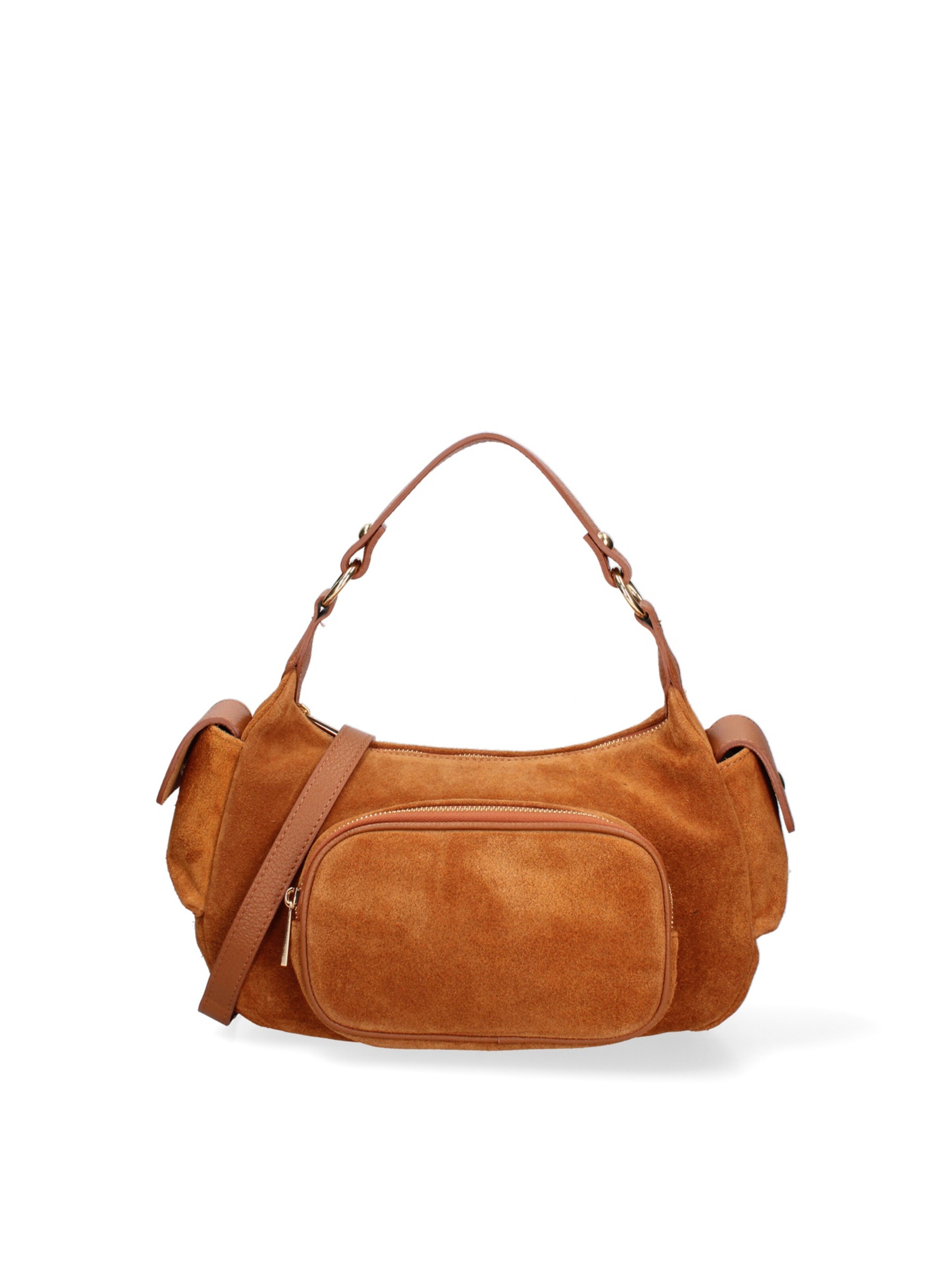 Gave Lux Schoudertas in Bruin: voorkant