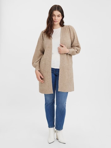 Vero Moda Curve Cardigan i beige