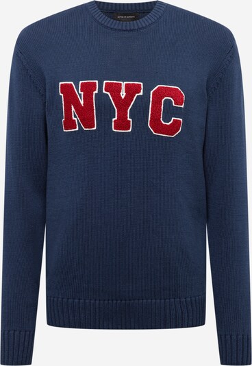 Cotton On Sweater in Navy / Blood red / White, Item view
