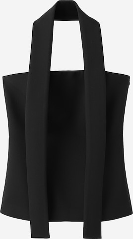 MANGO Top 'ZOE' in Schwarz: Vorderseite