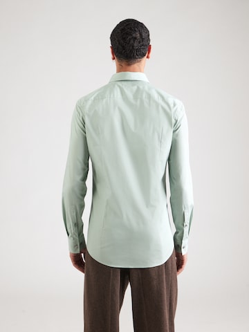 HUGO - Ajuste estrecho Camisa 'Jenno' en verde