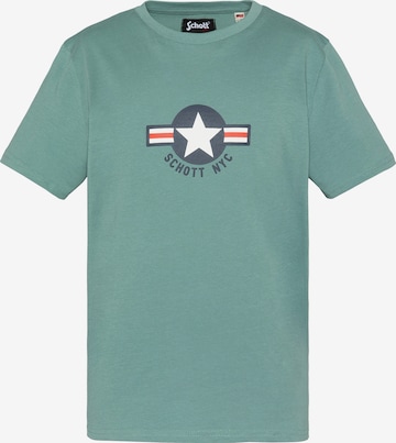 Sweat Schott NYC en vert : devant