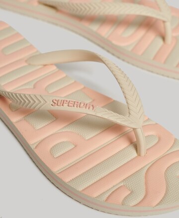 Superdry Badeschuh in Beige