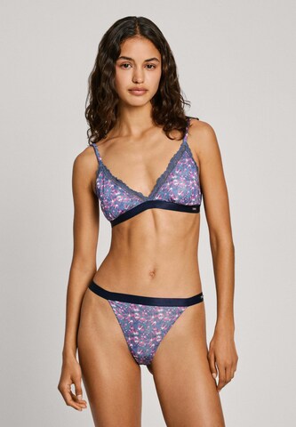 Triangolo Reggiseno di Pepe Jeans in blu: frontale