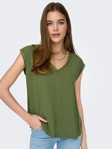 ONLY Shirt 'JASMINA' in Green