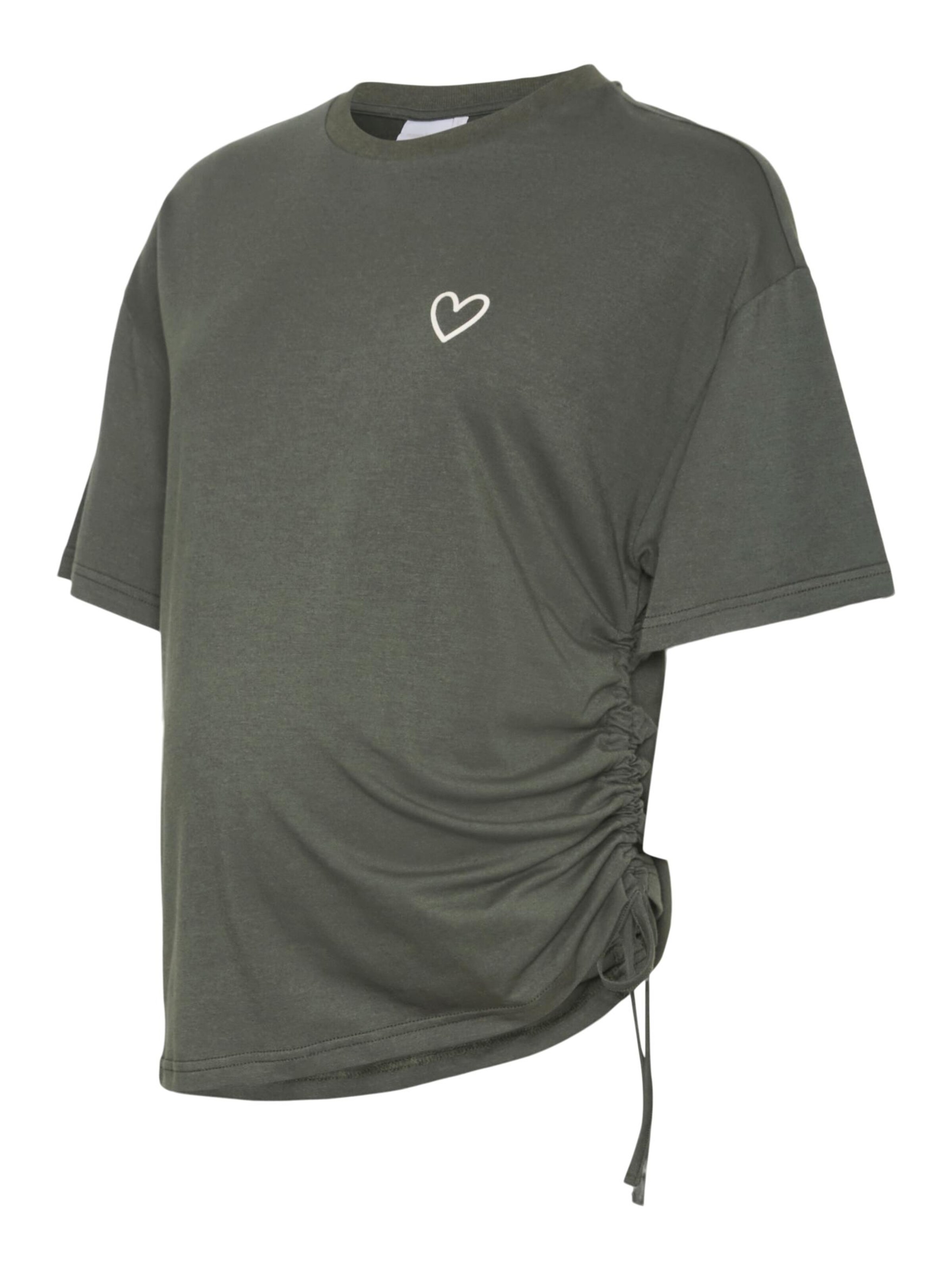 MAMALICIOUS Футболка 'Emma' в Зеленый: спереди