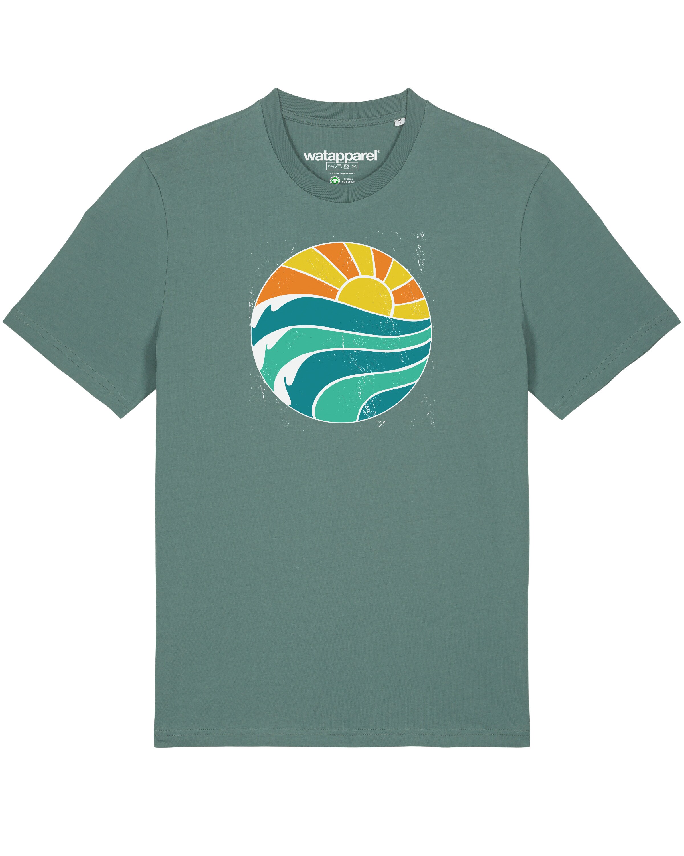 Maglietta 'Summer Sun' di Watapparel in verde: frontale