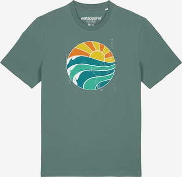 Watapparel Shirt 'Summer Sun' in Green: front