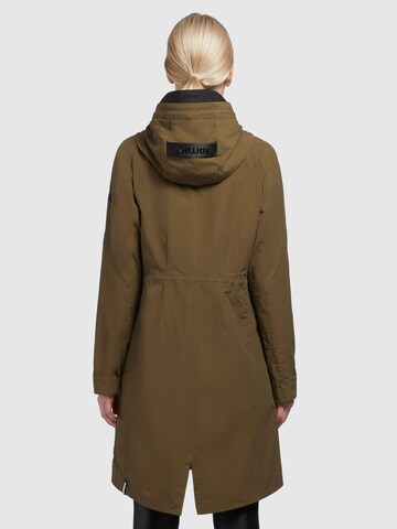 Cappotto di mezza stagione di khujo in verde