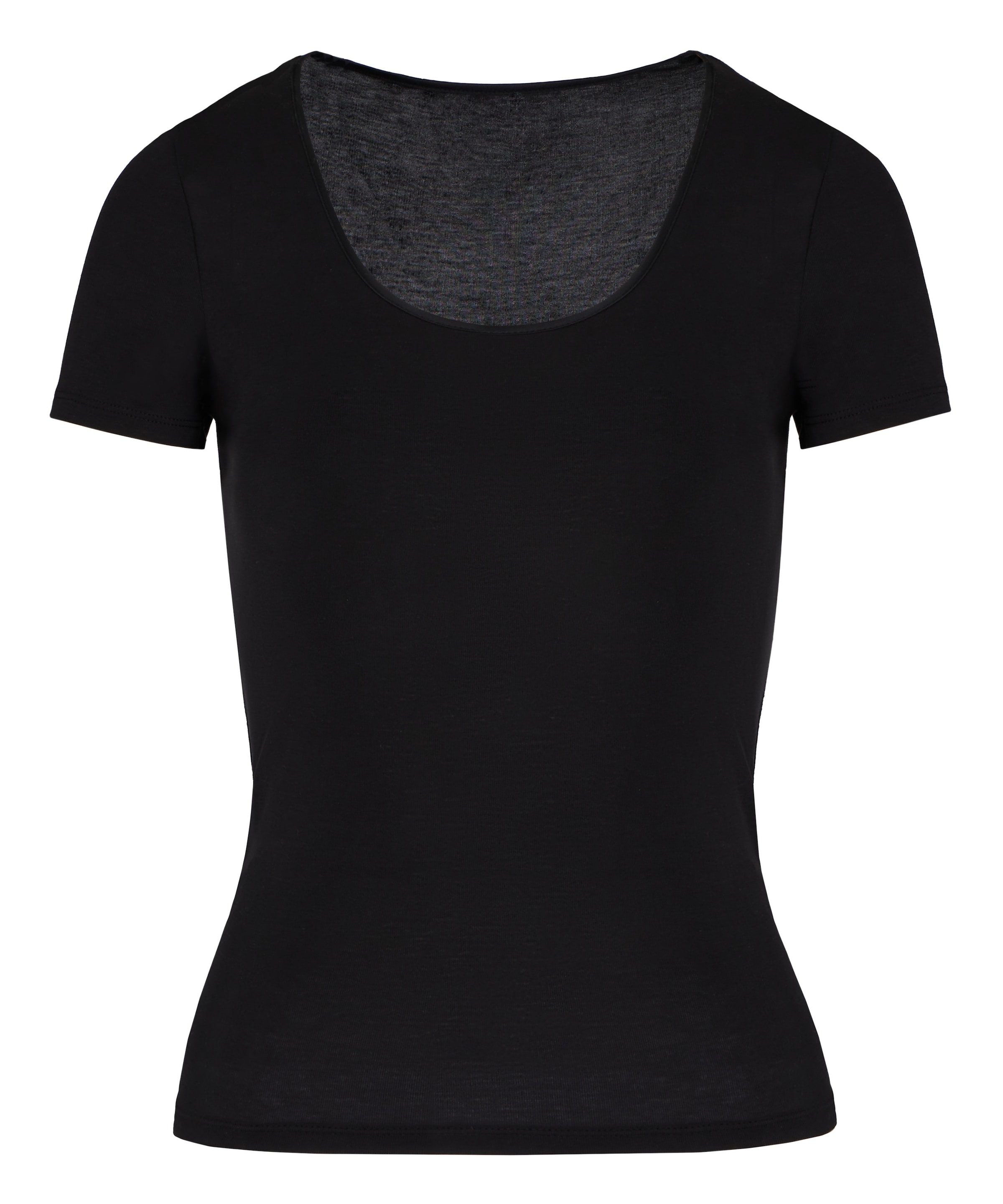 Hunkemöller Slaapshirt in Zwart: voorkant