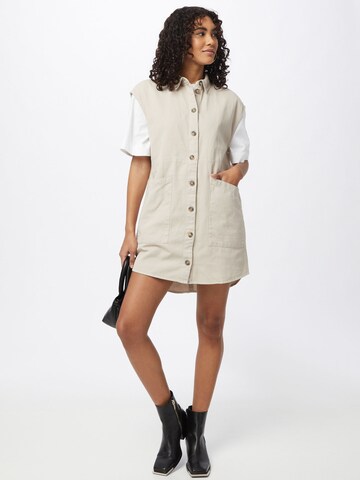 Abito camicia 'Alma' di Noisy may in beige