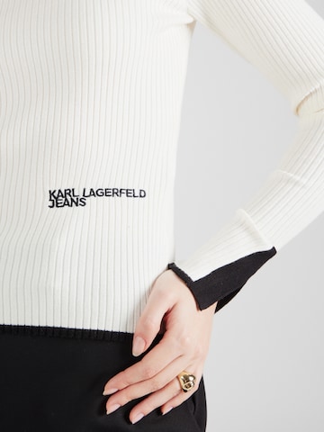Pull-over KARL LAGERFELD JEANS en blanc