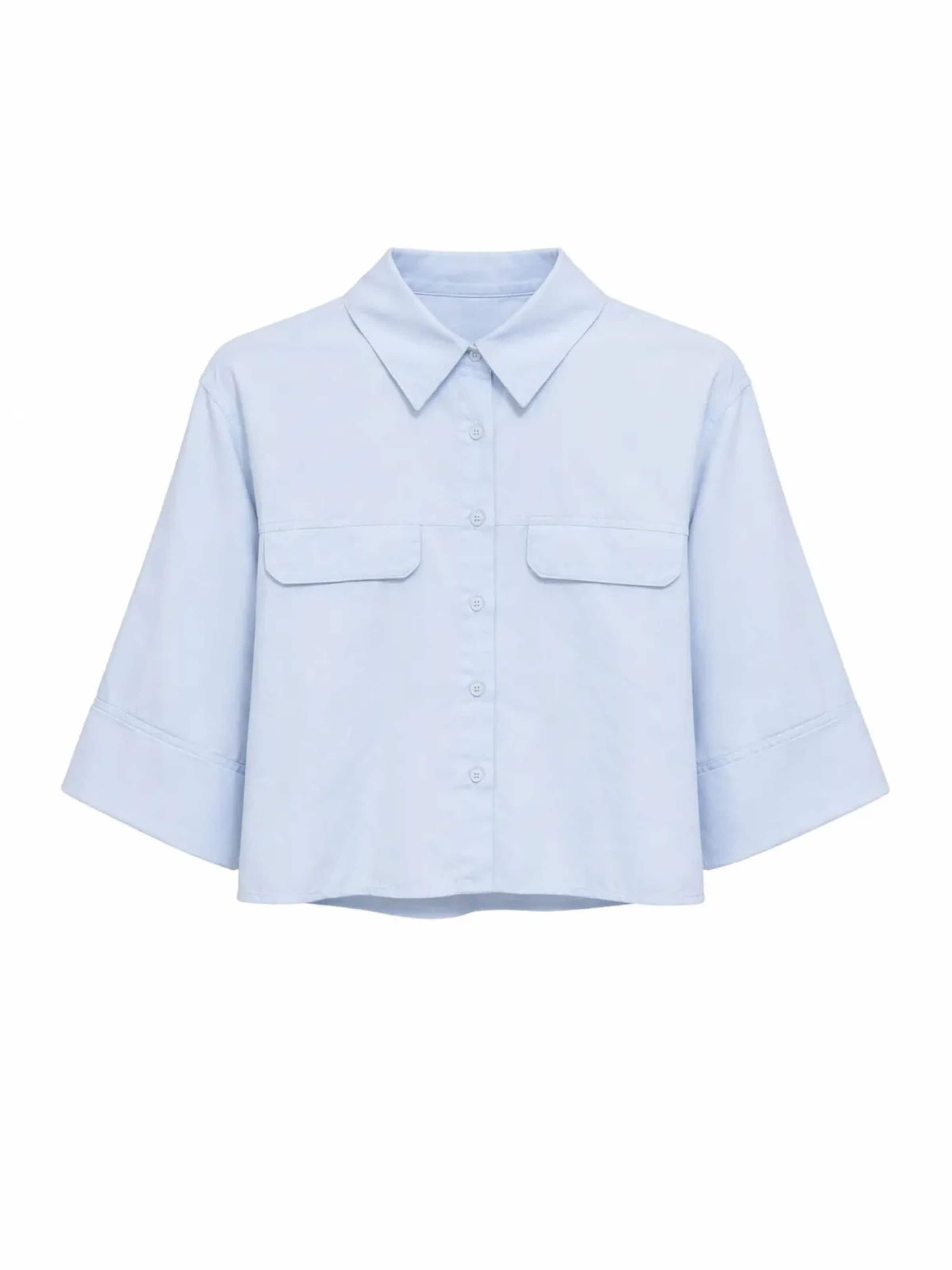 Camicia da donna di MixRay in blu: frontale