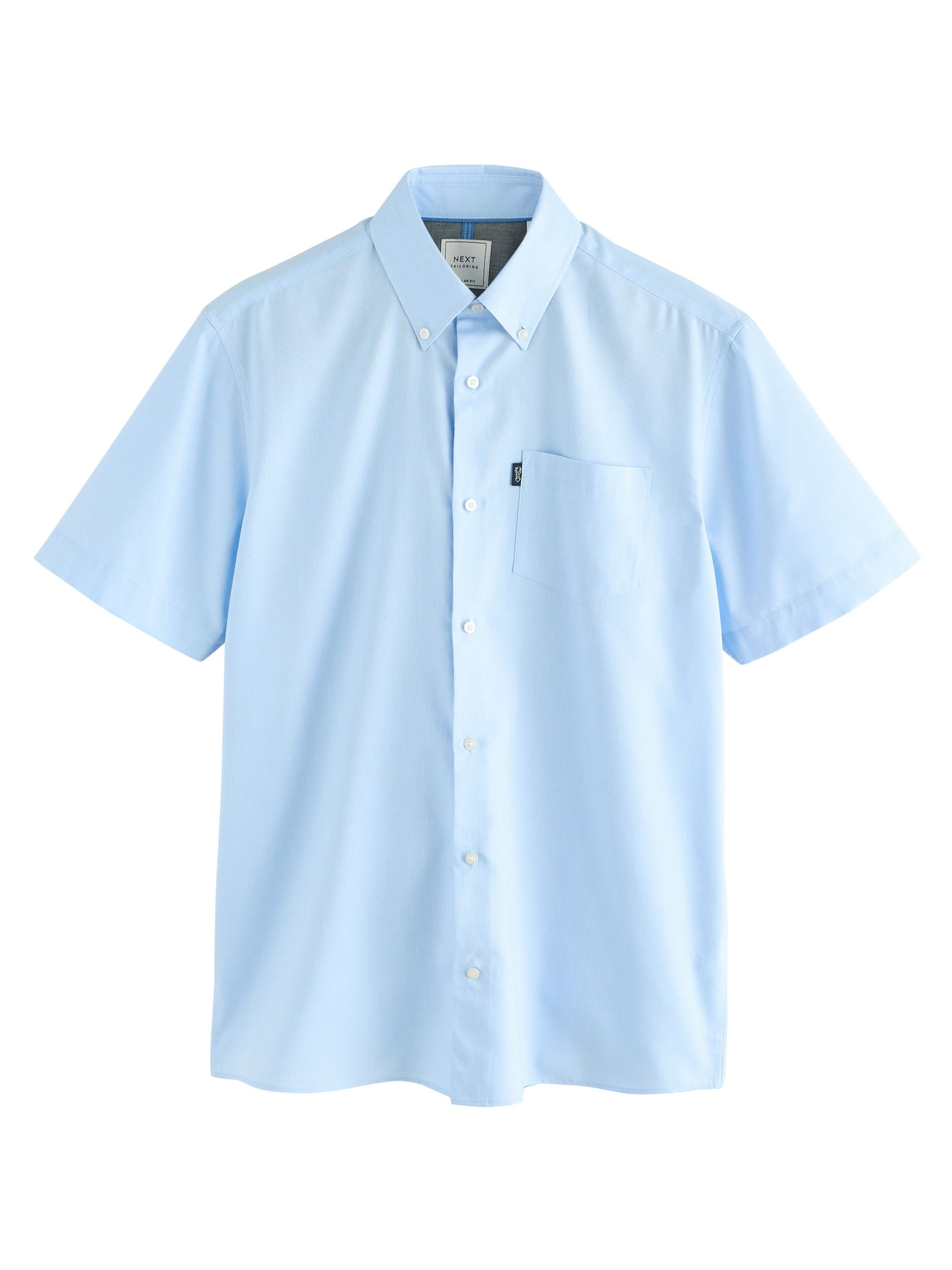 Next Regular fit Πουκάμισο σε μπλε: μπροστά