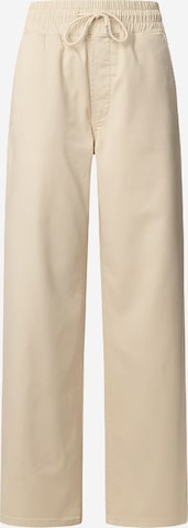 Pepe Jeans Loose fit Trousers in Beige: front