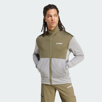 Veste en polaire fonctionnelle ADIDAS TERREX en gris