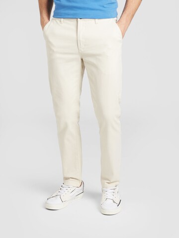 JACK & JONES Slim fit Chino trousers 'Marco Dave' in Beige: front