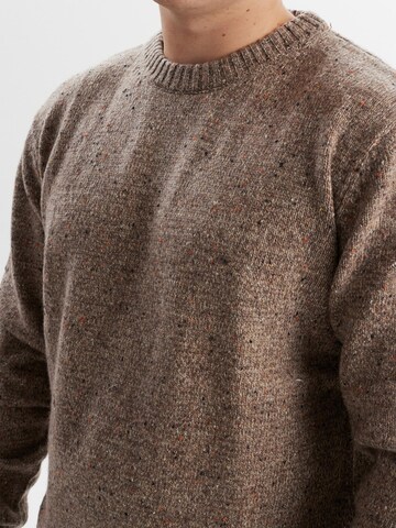 Dxnmxrk Pullover 'DxFolkvar' in Braun