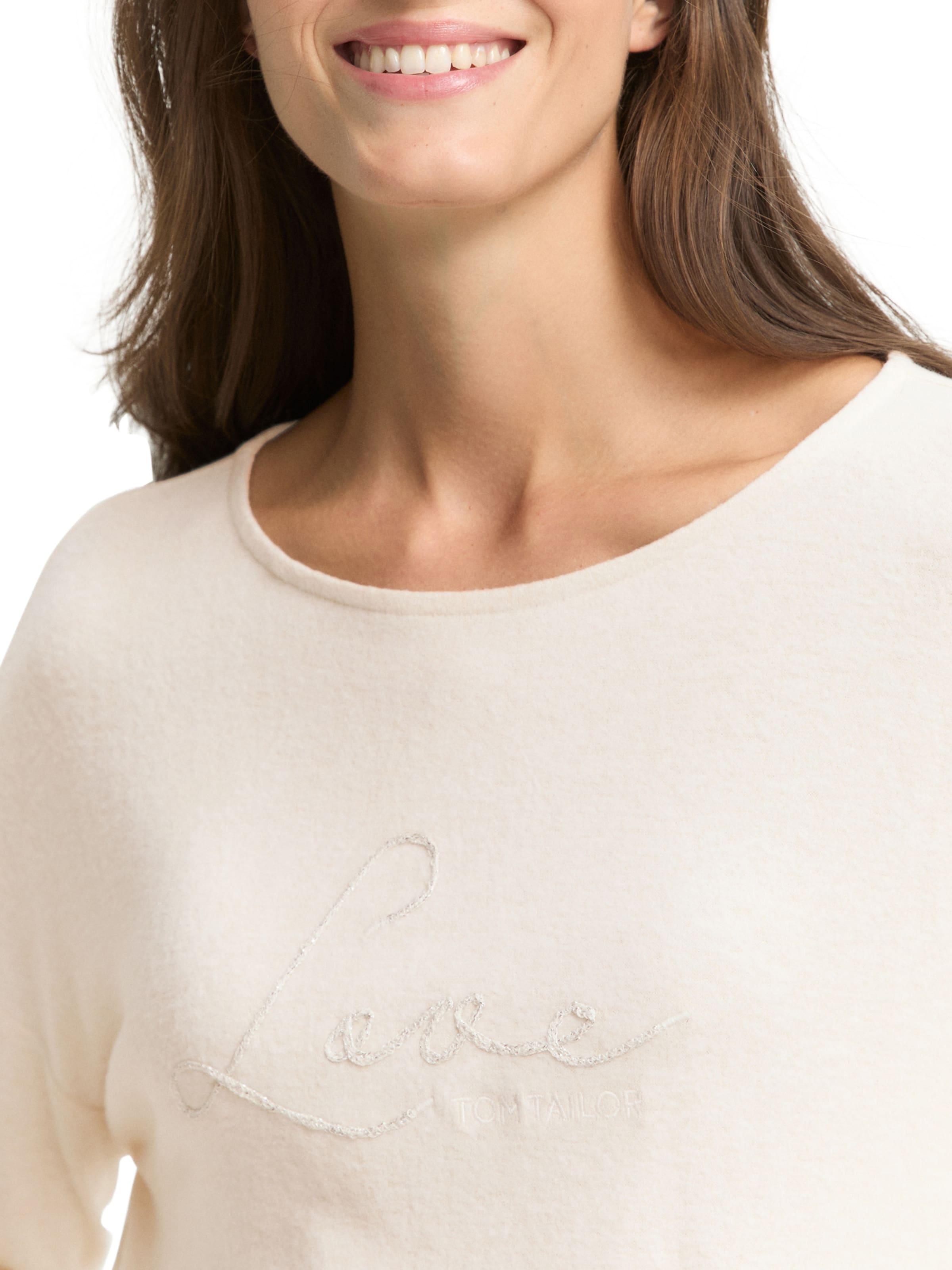 TOM TAILOR Sweater in Beige