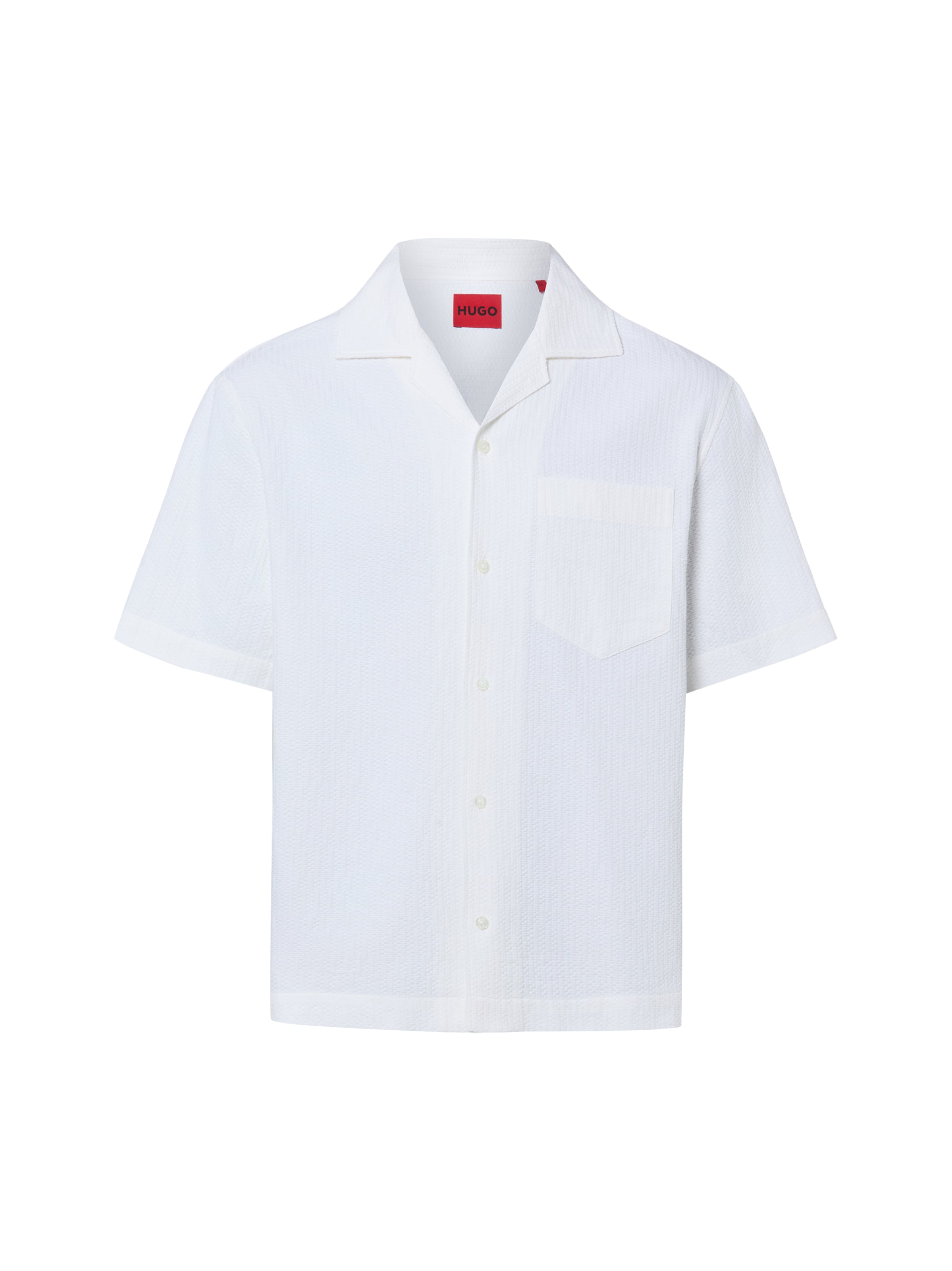 Chemise 'Exolino' HUGO en blanc : devant