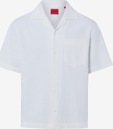 Chemise 'Exolino' HUGO en blanc : devant