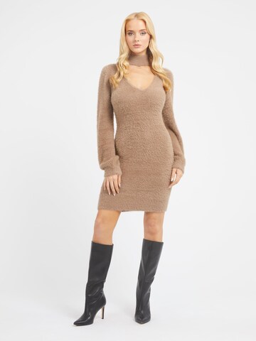 GUESS Knitted dress in Brown