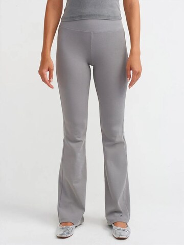 évasé Pantalon Dilvin en gris : devant