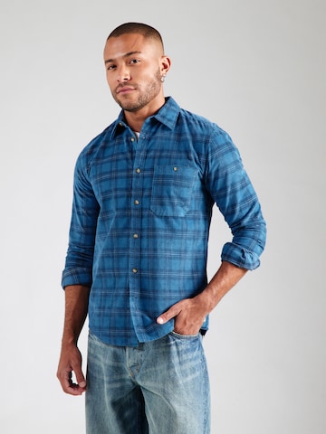 Only & Sons Regular fit Button Up Shirt 'ONSNELSON' in Blue: front