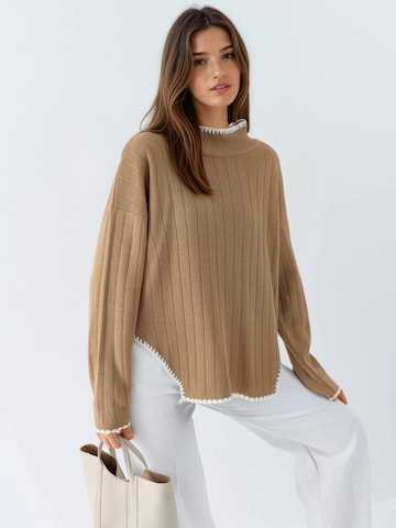 Pullover di My fashion in marrone