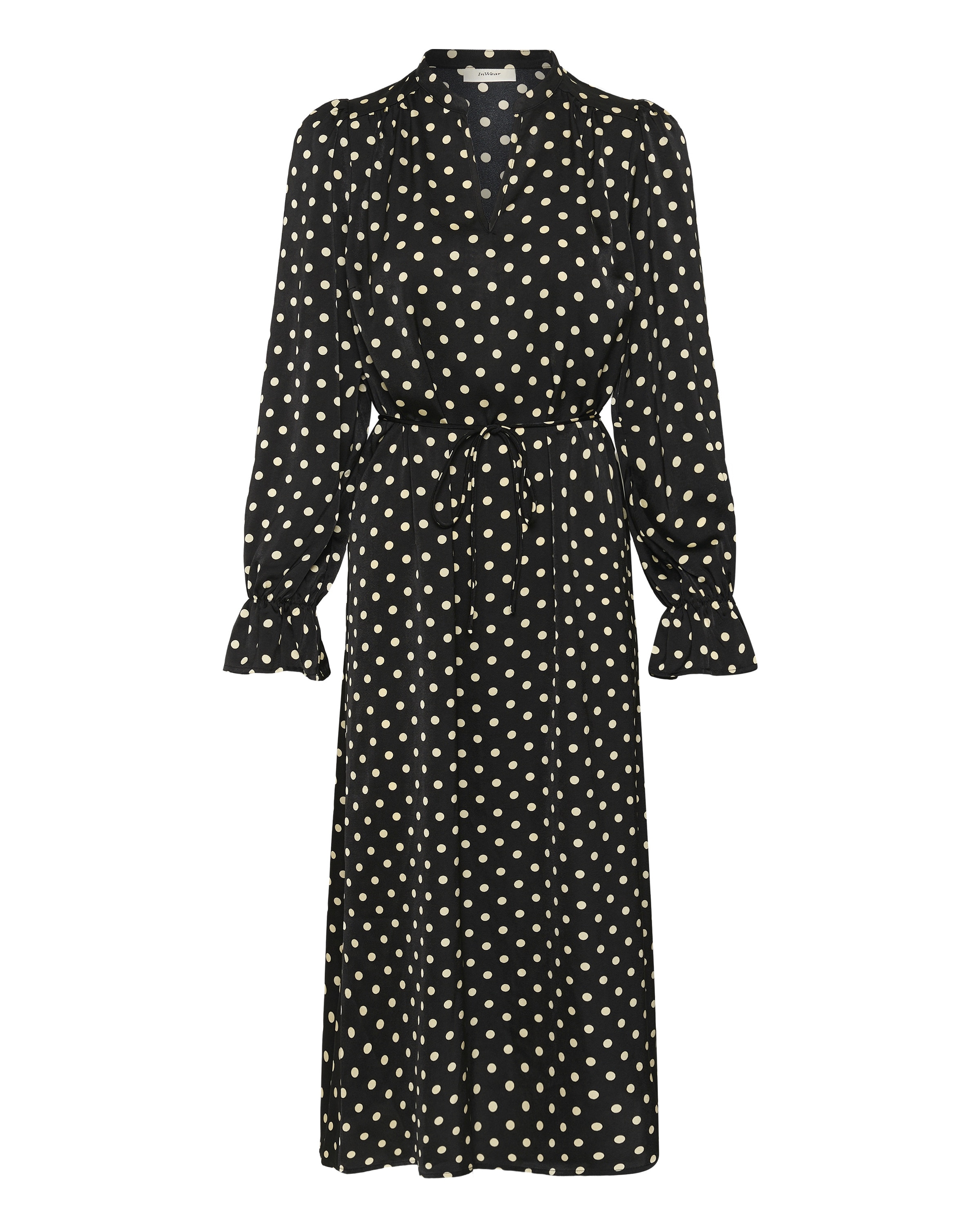 InWear Kjole 'IWZeema' i sort / hvid, Produktvisning