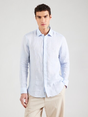 Michael Kors Slim Fit Hemd in Blau: Vorderseite