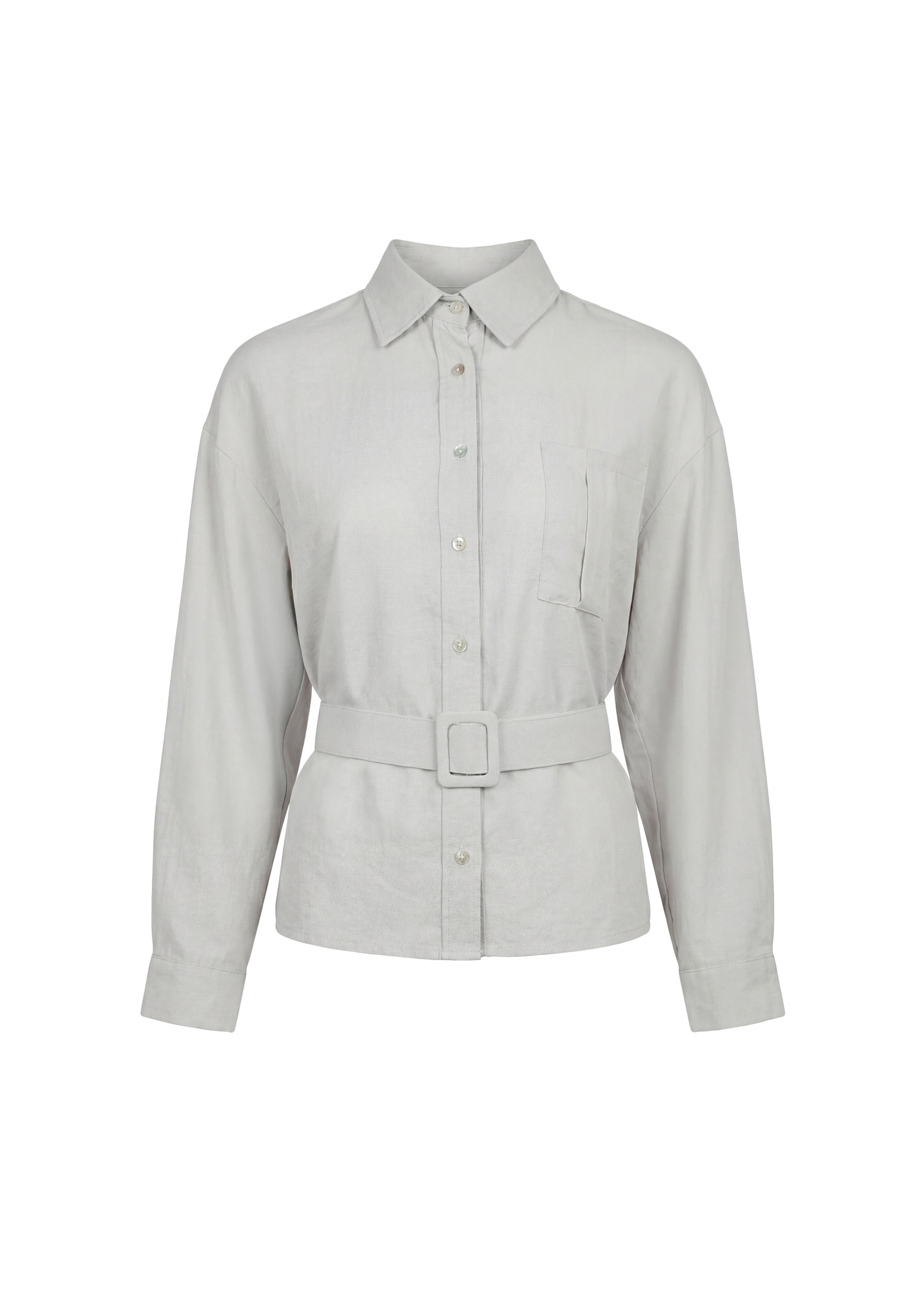 MYMO Blouse in Grey: front