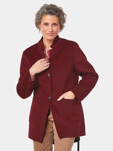 Goldner Between-Seasons Coat in Red