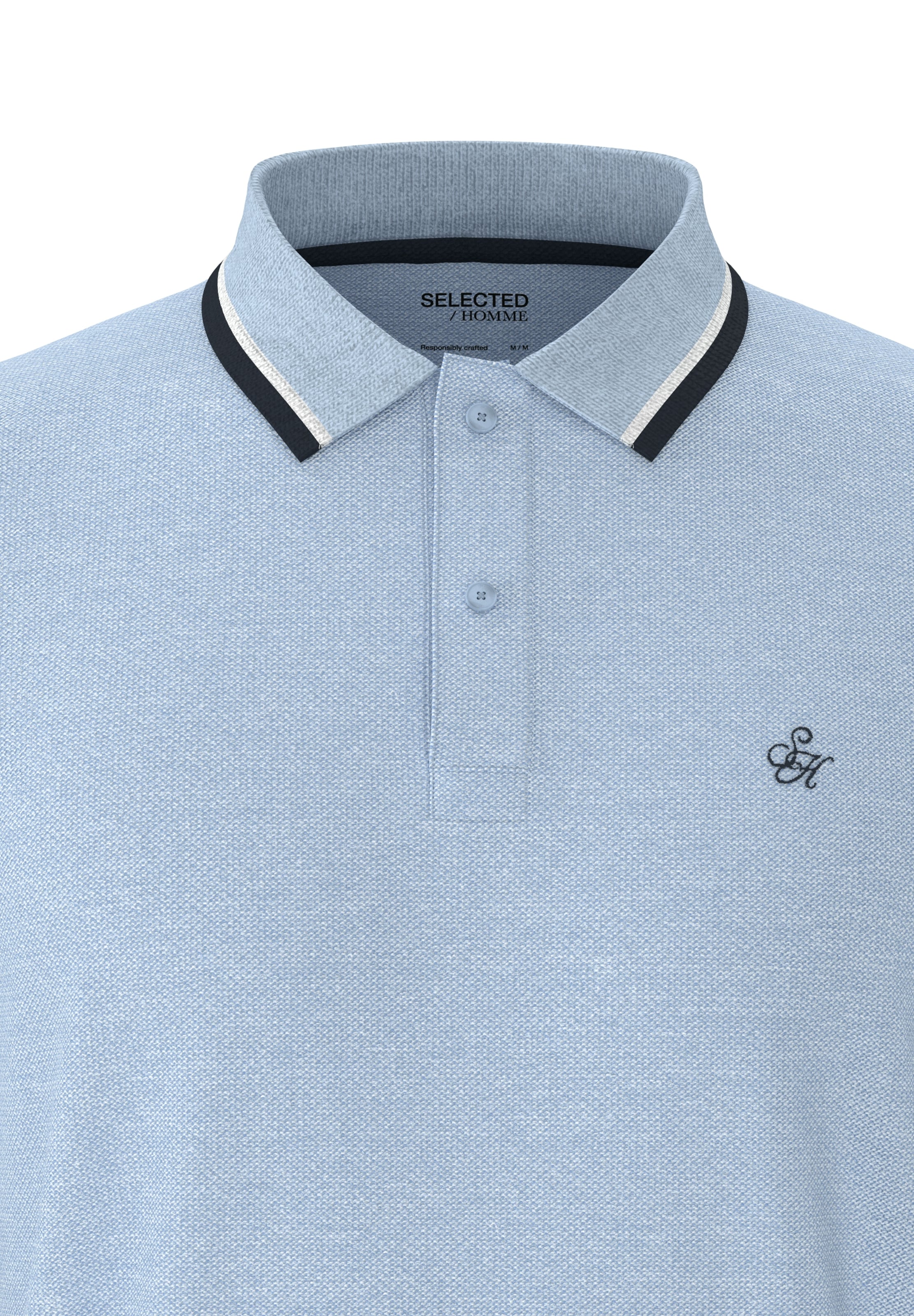 SELECTED Tričko 'ATLAS' – modrá