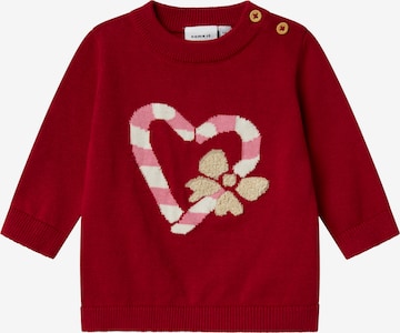 raudona NAME IT Megztinis 'FREAMO': priekis