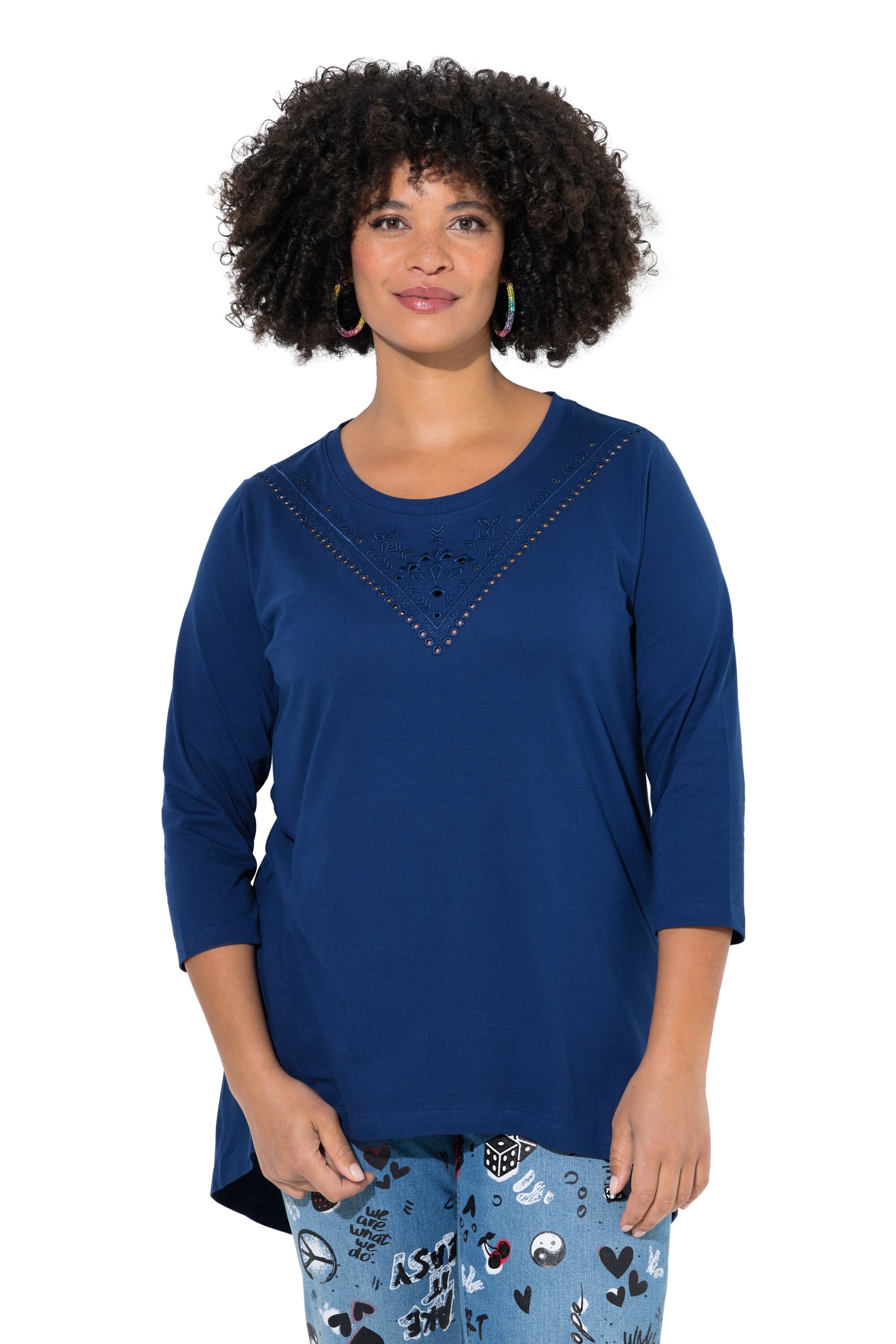 Angel of Style Shirt in Blue: front