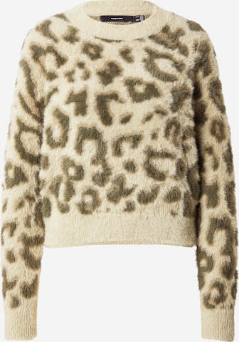 VERO MODA Pullover 'VMJUNGLE' in Braun: Vorderseite