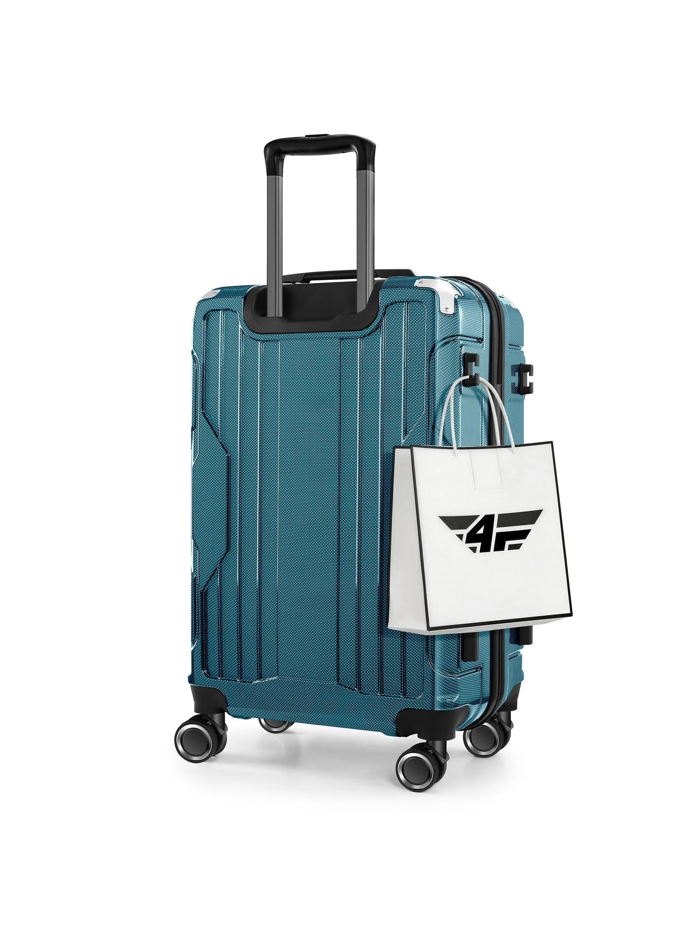 4FLY Suitcase 'Carbo' in Blue