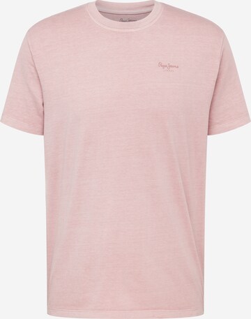 T-Shirt 'JACKO' Pepe Jeans en rose : devant