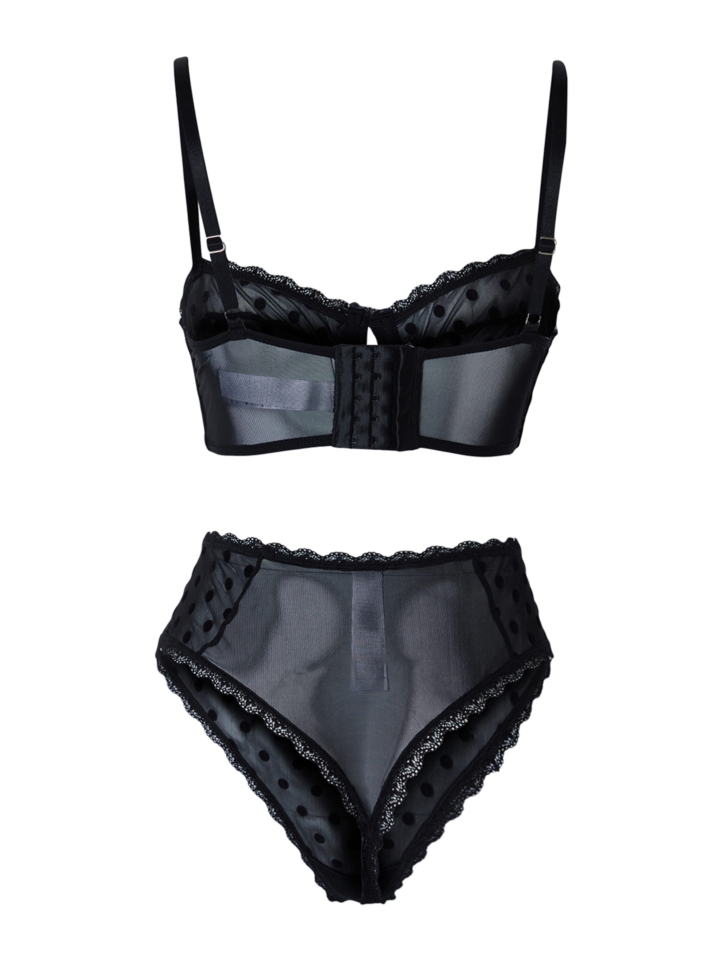 Trendyol Balkonet Seti perila | črna barva