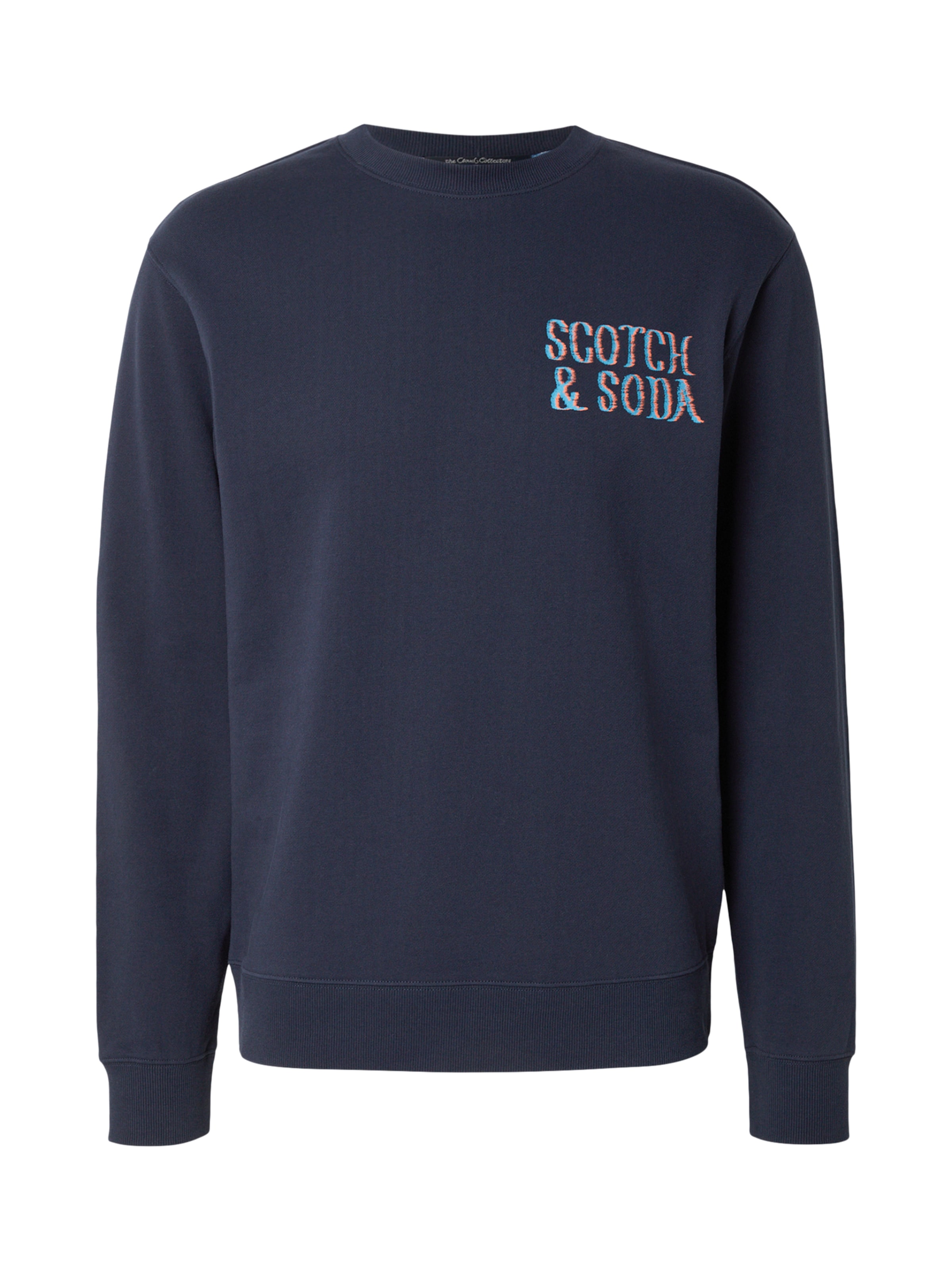 Bluză de molton de la SCOTCH & SODA pe albastru: față