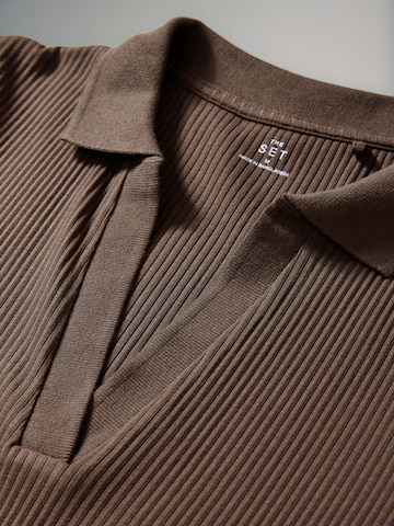 The Set Šaty - Hnedá