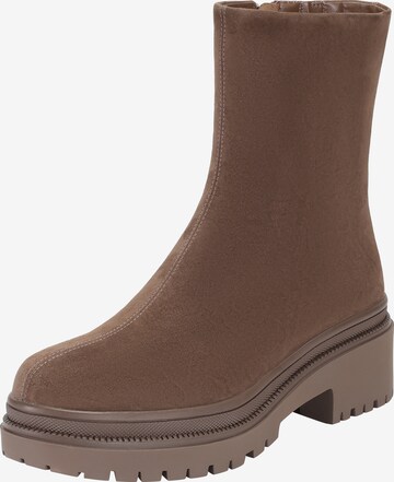 Ekonika Ankle Boots in Brown: front