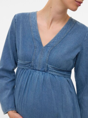 Robe MAMALICIOUS en bleu