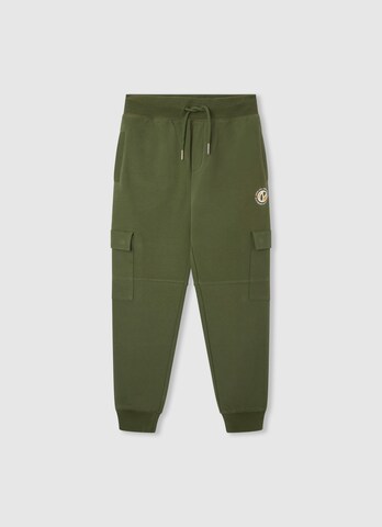 Pepe Jeans - Tapered Calças 'Octavian' em verde: frente