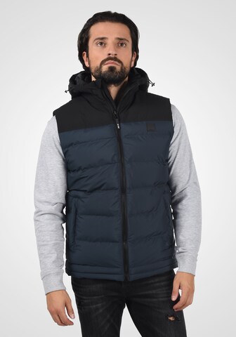 INDICODE JEANS Bodywarmer 'Iulius' in Blauw: voorkant