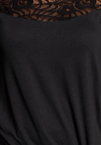 LAURA SCOTT Shirt in Black